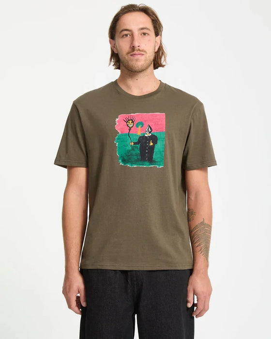 Volcom Issam Tee Sage Leaf
