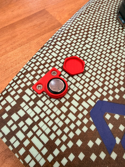 Kiteboard Air Tracker Tag Mount | TrackFin™ Screw Mount No Glue