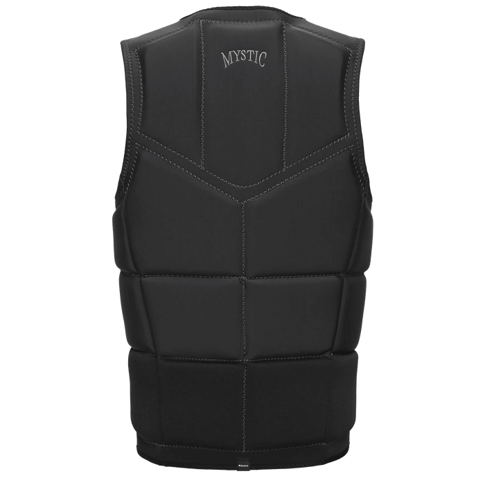 Mystic Peacock Impact Vest Black F-Zip Wake - Boardworx