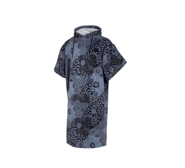 mystic changing poncho towel grey 