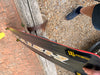 Naish Monarch kitesurfing board with black and red design and visible graphics