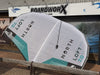 North Loft Pro 2024 7.0m wing foil wing held up outside the Board-Worx shop in Whitstable