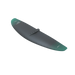 North aluminium wing foil front wing in black with green striped tips for watersports