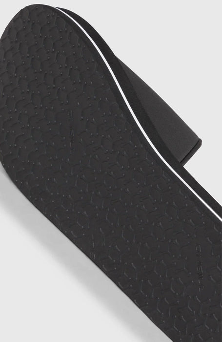 O’Neill men's black adjustable slides with textured sole, ideal for watersports wear