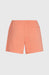 O'Neill Essentials Script coral pink sweatshorts, elastic waist, back pocket, surf clothing