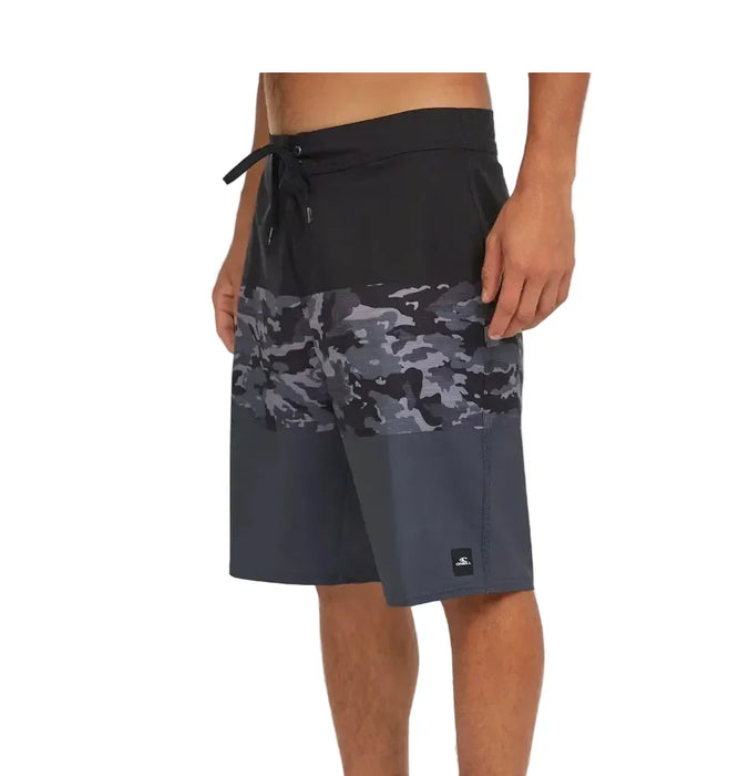 O'Neill Hyperfreak Heat Black Camo 21" Boardshorts