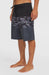 O'Neill Hyperfreak camo black boardshorts with drawstring waist for watersports