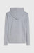 O'Neill silver melee hoodie, back view, grey surf clothing for watersports enthusiasts