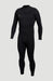 O'Neill black full length winter wetsuit with chest zip for watersports