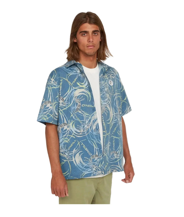 O'Neill O'Riginals UPF 50+ Short Sleeve Shirt Blue