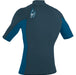 O'Neill Premium Skins Turtleneck Rash Vest Cadet Blue - Boardworx