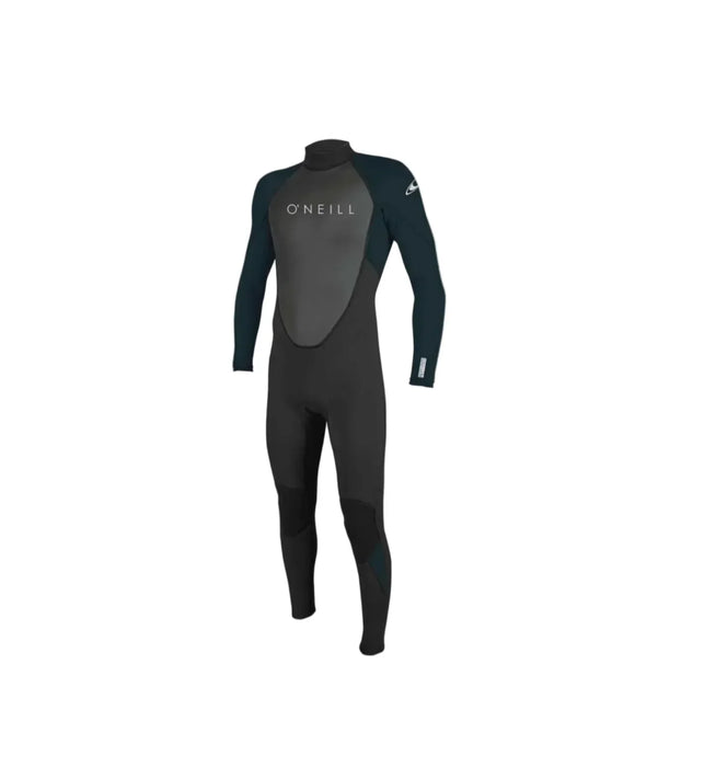 Black and gray wetsuit with O'Neill logo