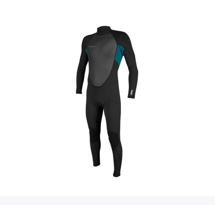 O'Neill Reactor-2 3/2 Back Zip Mens Summer Wetsuit Black Tide Pool