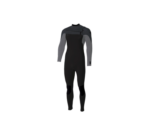 O'Neill Epic 5/4mm full wetsuit in Tempered Steel/Smoke/Graphite, front packshot on white