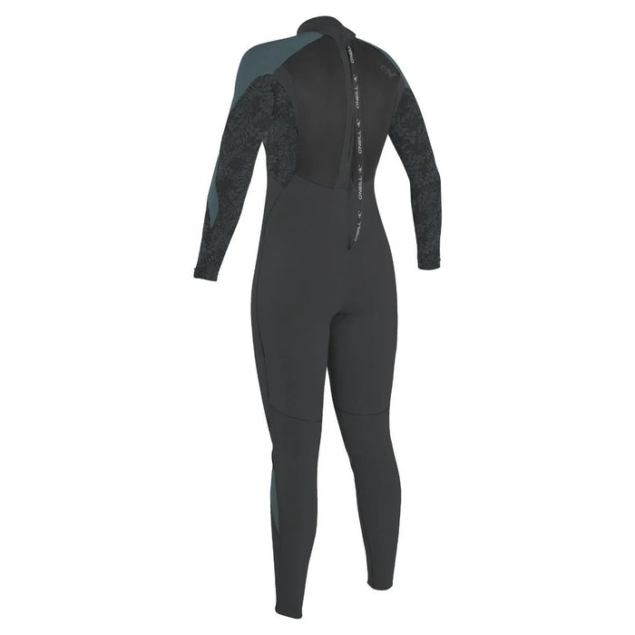 O'Neill Epic Womens Wetsuit 3/2 Back Zip Tempered Steel / Shaded Island Sky