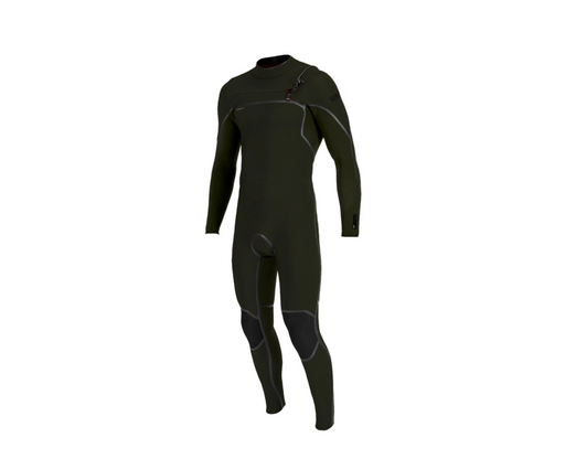O'Neill Hyperfreak Fire 4/3+mm chest zip men's wetsuit in Ranger