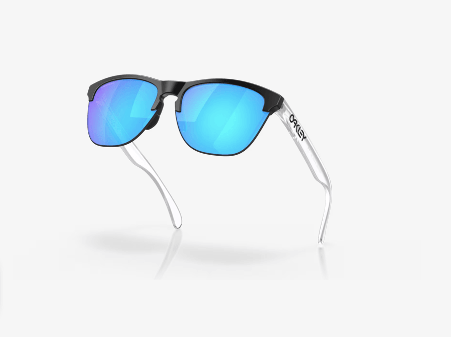 Oakley Frogskins Lite Matte Black with Prizm Sapphire lenses
