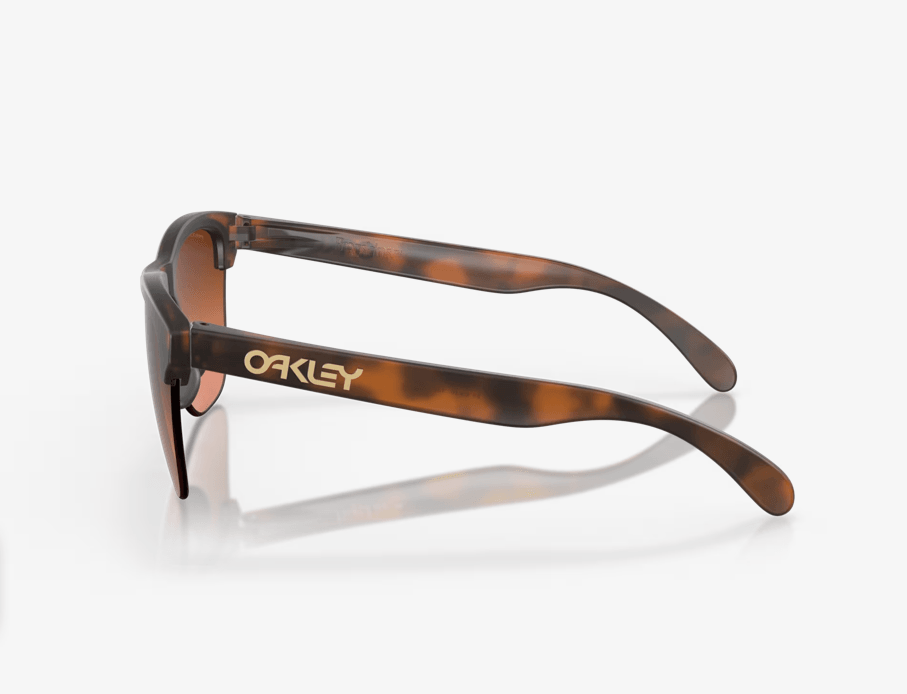 Oakley Frogskins Lite Matte Brown Tortoise with Prizm Brown Gradient lenses - Boardworx
