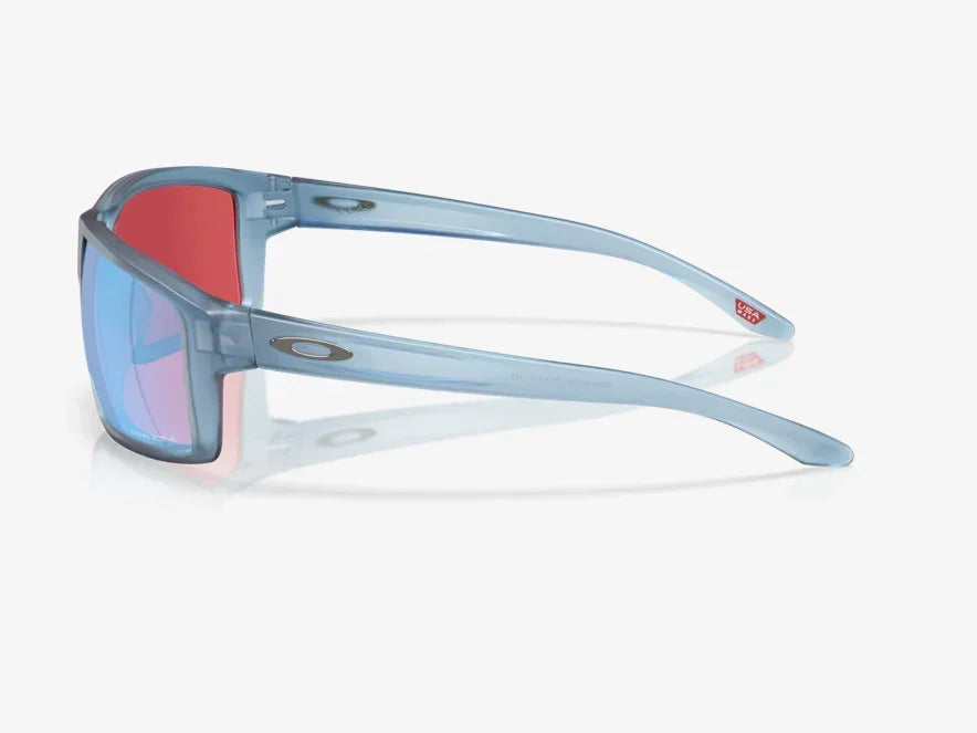 Oakley Gibston sunglasses in matte transparent blue with Prizm Snow Sapphire lenses