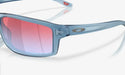 Oakley Gibston sunglasses in matte transparent blue with Prizm Snow Sapphire lenses