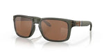 Oakley Holbrook Uncle Sam matte olive sunglasses with Prizm Tungsten lenses.