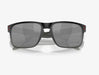 Oakley Holbrook sunglasses, black fade frame, Prizm black lenses, Troy Lee Designs logo