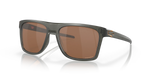 Oakley Leffingwell sunglasses with matte grey smoke frame and Prizm tungsten lenses
