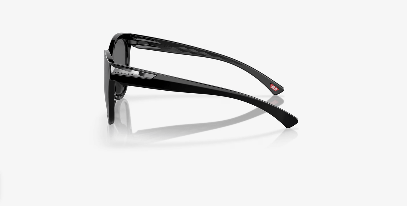 Oakley Low Key Polished Black / Prizm Black Polarized lenses - Boardworx