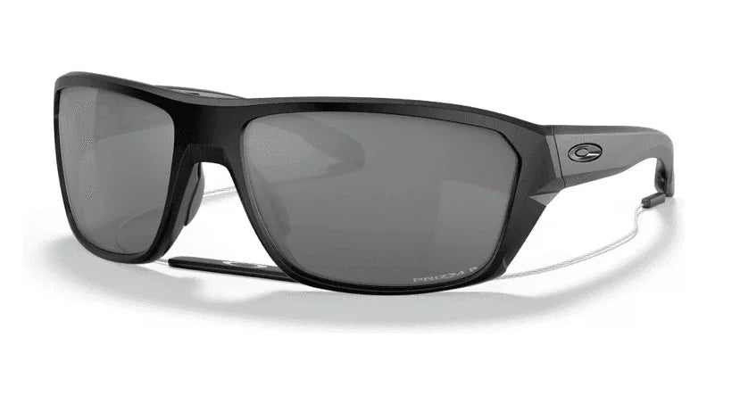 Oakley Split Shot matte black sunglasses with Prizm Black polarized lenses