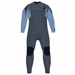 O'Neill Epic 5/4mm chest-zip full wetsuit in Tempered Steel/Smoke/Graphite, flat front view on white background