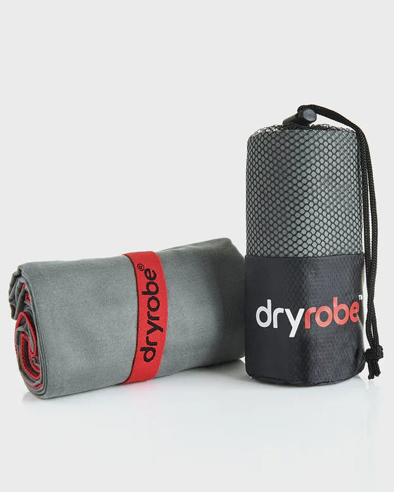 Dryrobe Microfibre Towel Grey/Red