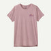 Patagonia Capilene Cool Daily Shirt in light violet with small chest logo, short sleeve
