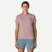 Patagonia Capilene Cool Daily Shirt in quiet violet, women's surf T-shirt for watersports