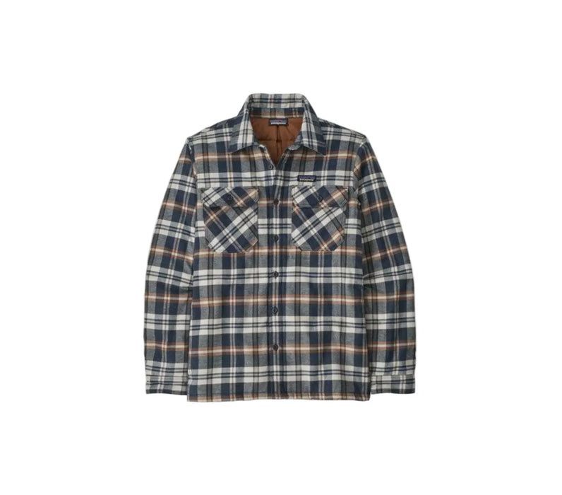 Patagonia Insulated Organic Cotton Midweight Fjord Flannel Shirt Fields: New Navy