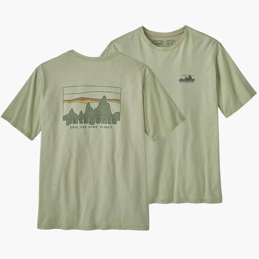Patagonia M s 73 Skyline Organic T Shirt Garden Green. Boardworx
