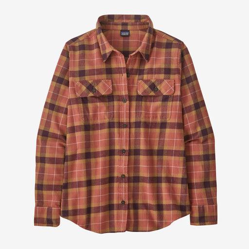 Patagonia Organic Cotton Midweight Fjord Flannel Shirt Vista: Burl Red - Boardworx