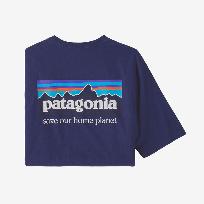 Patagonia P-6 Mission Organic Tee Sound Blue - Boardworx