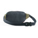 Dark grey waist pack with olive and teal accents, adjustable strap, ideal for watersports gear storage