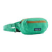 Green waist bag with Patagonia logo on a white background
