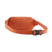 Patagonia range waist bag with a black buckle on a light gray background