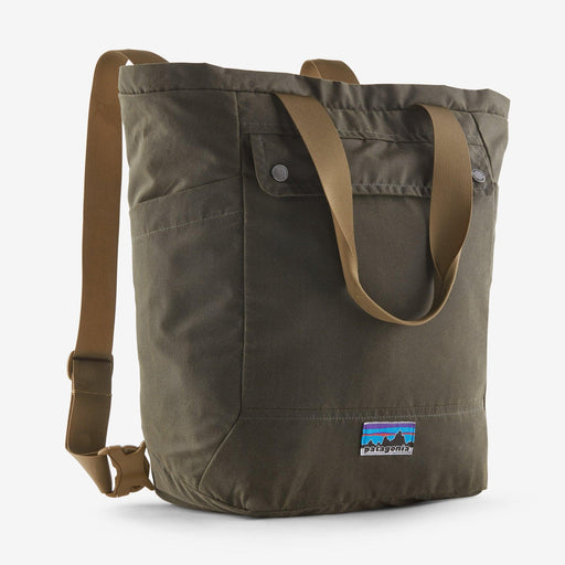 Patagonia Waxed Canvas Tote Pack 27L Basin Green - Boardworx