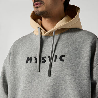 Mystic Eclipsis Oversized Fit Sweat Light Grey Melee