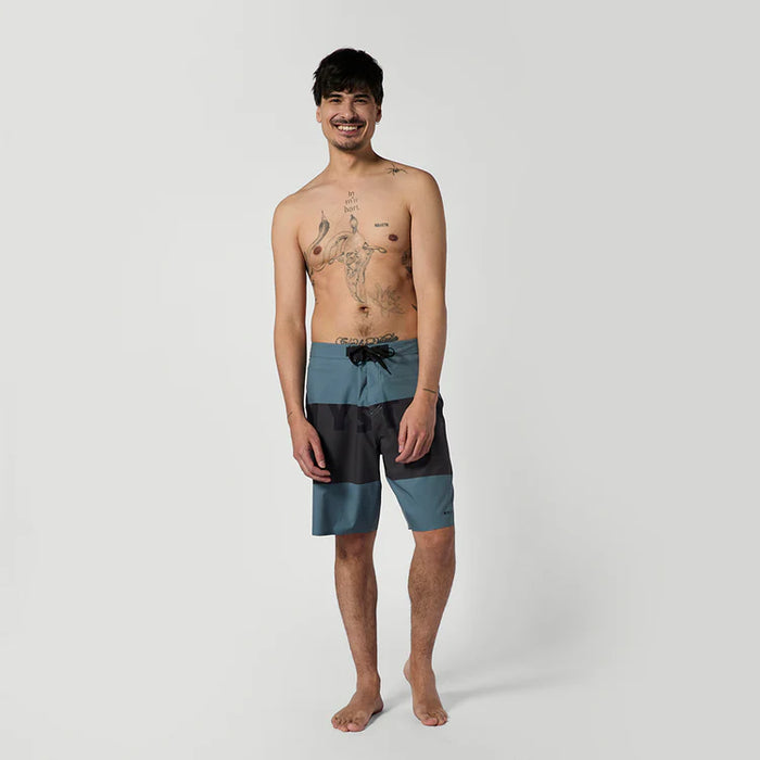 Mystic Profile Boardshort Tidal Blue