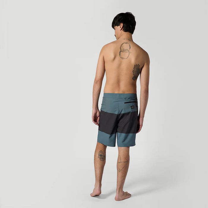 Mystic Profile Boardshort Tidal Blue