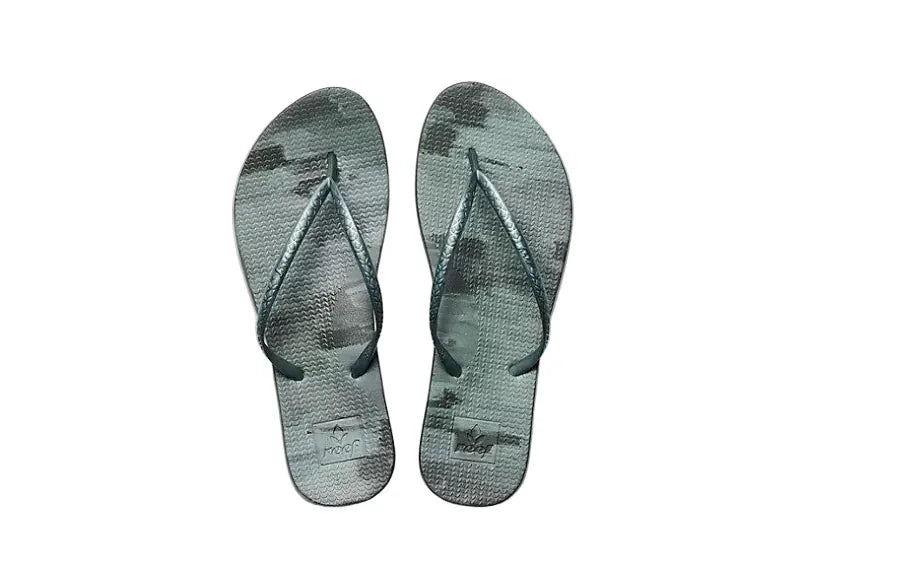 Reef Escape Lux Paint Ladies Flip Flops Black Paint
