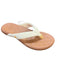 Reef women’s pale banana flip flops, cushioned yellow straps, summer surf footwear