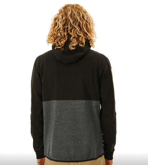 Rip Curl Anti Series Departed Zip Fleece Black/Grey - Boardworx