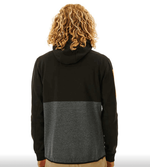 Rip Curl fleece Anti Series Departed Zip Fleece Black Grey Boardworx