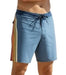 Rip Curl men's board shorts blue with multicolour side stripes, drawstring waist