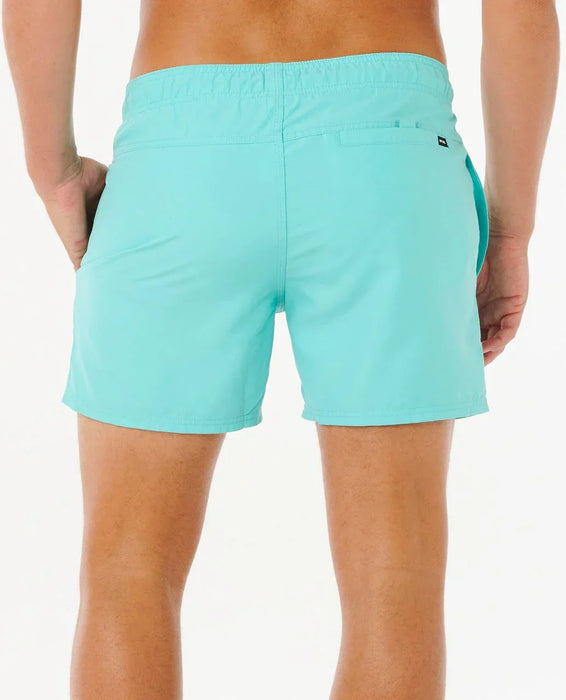 Rip Curl aqua volley shorts for men, elastic waistband, rear pocket, watersports clothing